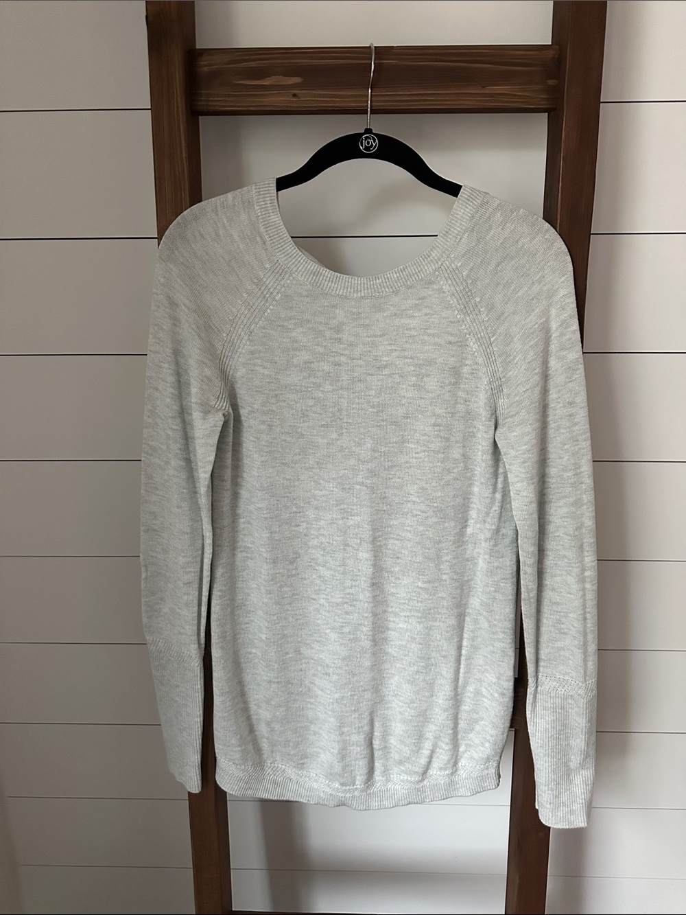 lululemon athletica Light Gray Crewneck Sweater